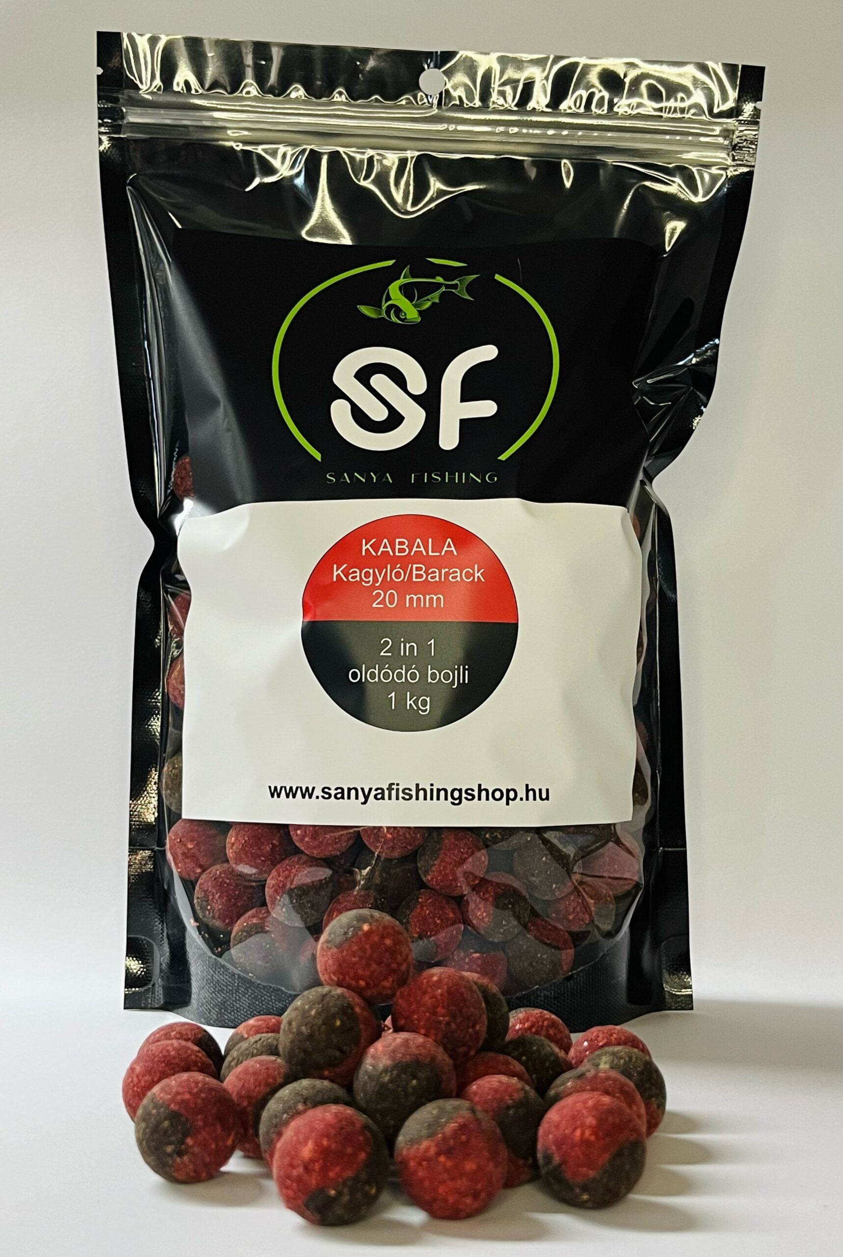 KABALA Kagyló/Barack 2in1 oldódó bojli